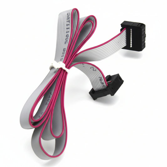 ISP Download Cable FC10P Connector 20CM, 2.54mm Pin Pitch