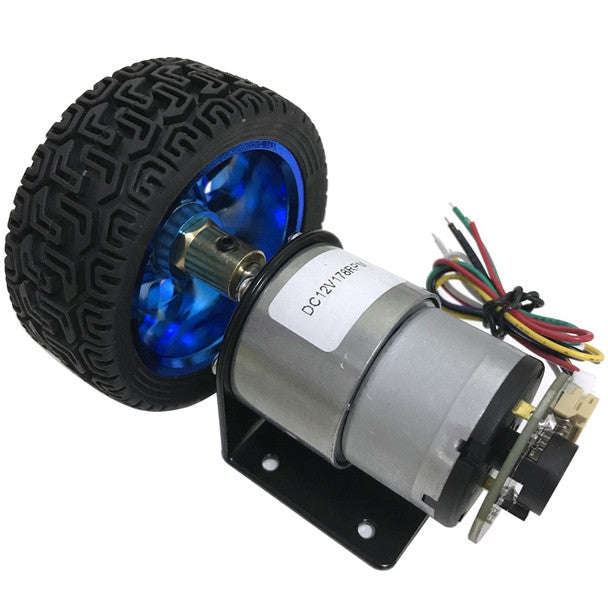 JGB37-520 12V 1580RPM Encoder Motor plus wheel Kit