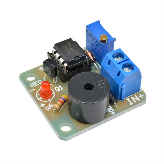 LM358 Accumulator Sound Light Alarm Board
