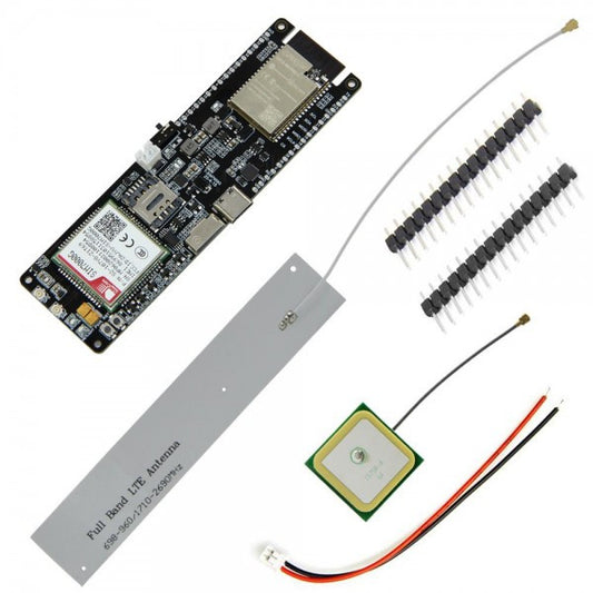 LilyGO TTGO T-SIM7000G ESP32-WROVER - 4MB - with 18650 Battery Holder