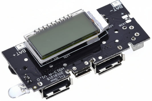 Mobile Power Boost DIY 18650 Lithium Battery Digital Dual