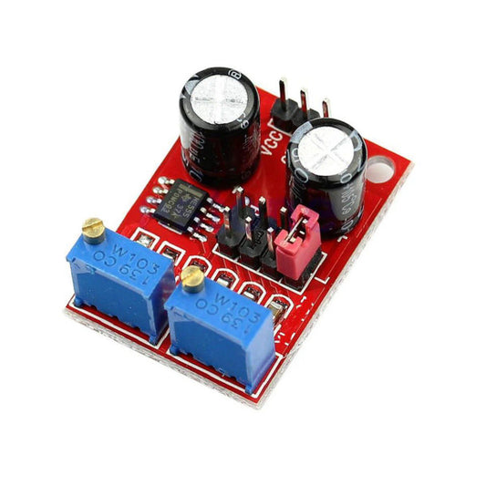 NE555 Pulse Frequency Duty Cycle Adj. Square Wave Signal Generator