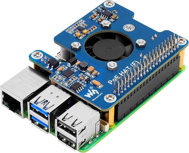 POE HAT (F) For Raspberry Pi 5 / CM 5