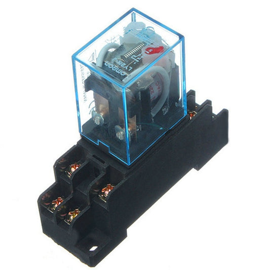 PTF08A relay socket + Omron relay LY2NJ 10A 24V