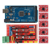 RAMPS 1.4 + Mega 2560 + A4988 + Motor + Extruder RepRap