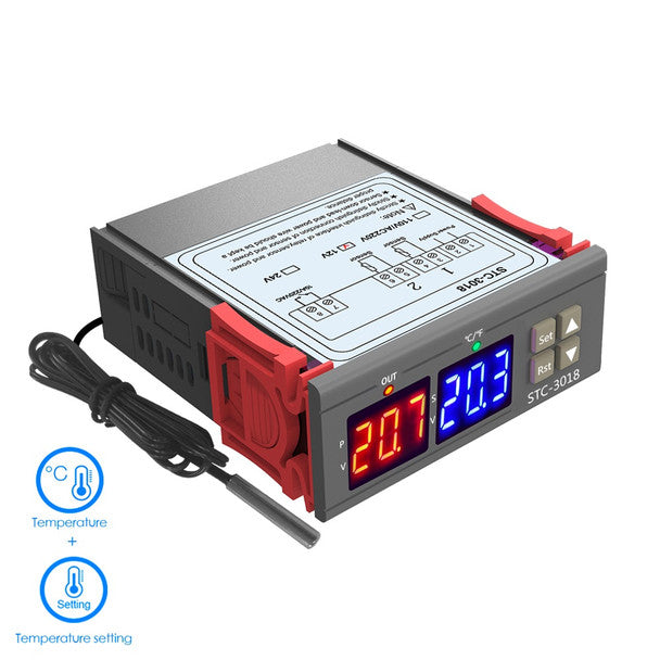 STC-3008 220AC Thermostat Dual Temperature Controller
