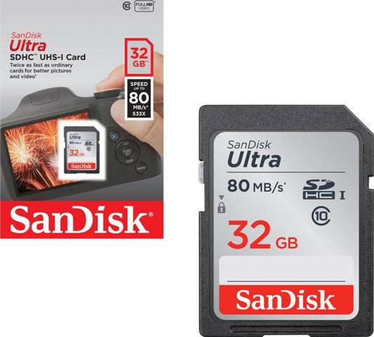 SanDisk SD Card 32GB microSDHC SDXC UHS-I Memory Card