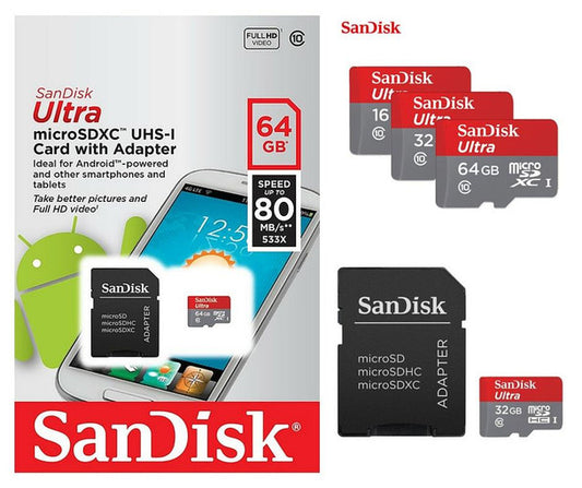 SanDisk Ultra 64Gb MicroSD Card