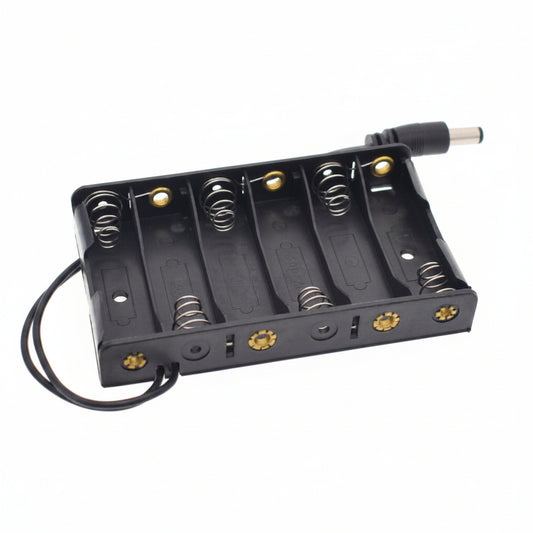Size 6 AA Battery Case Holder