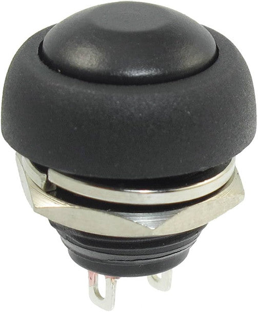 Waterproof Momentary Pushbutton-BLACK