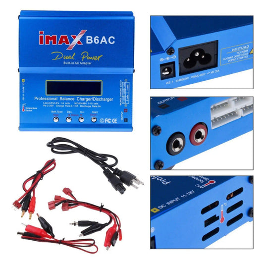 iMAX B6 80W 6A XT60 LiPo Battery Balance Charger