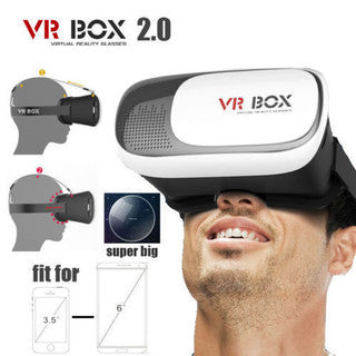 VR BOX 2.0 Virtual Reality 3D Glasses (VR Headset)