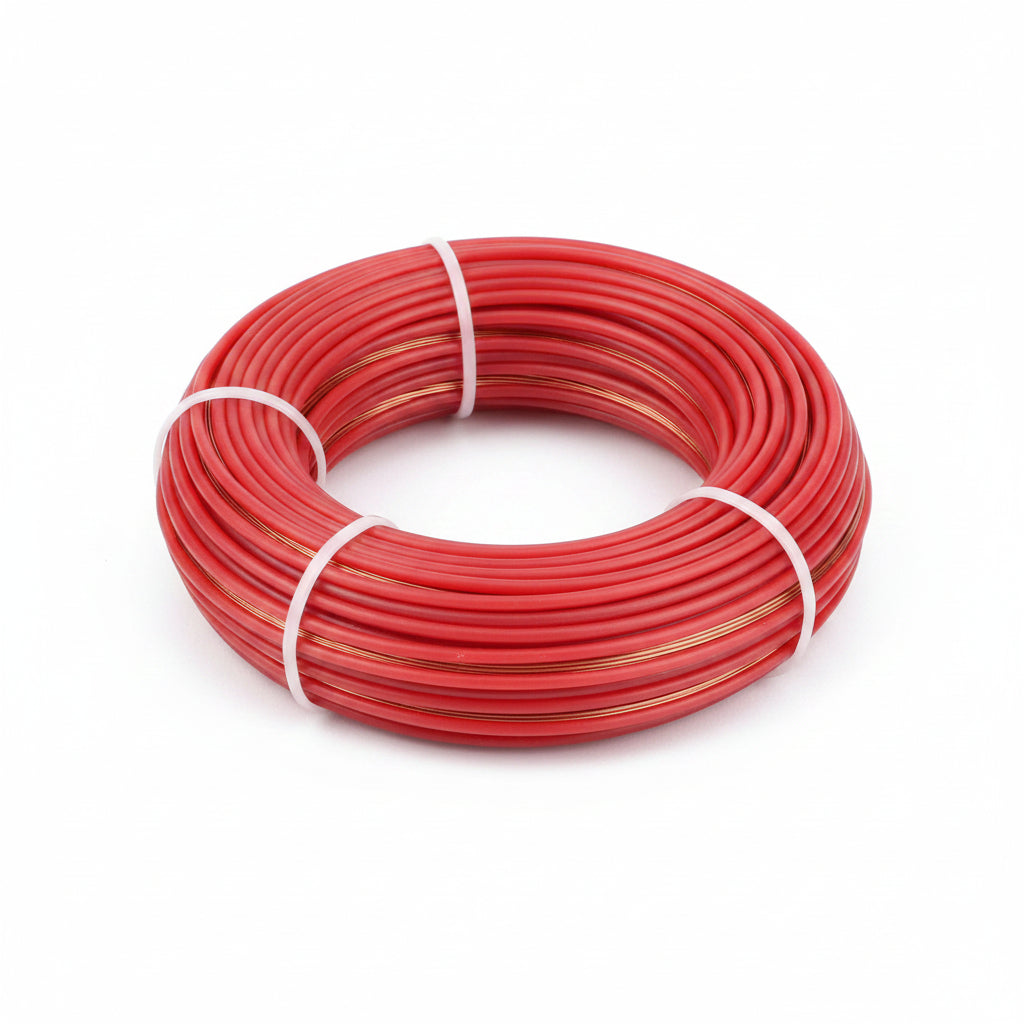 Red Stranded Insulated Project Wire - 1 Metre